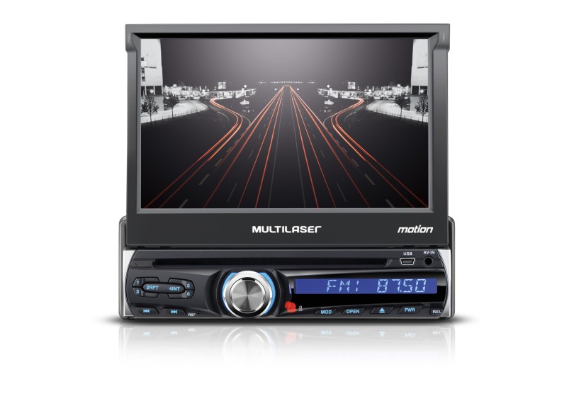 DVD Player Automotivo Multilaser Tela Touchscreen 7" USB GPS TV Digital P3228