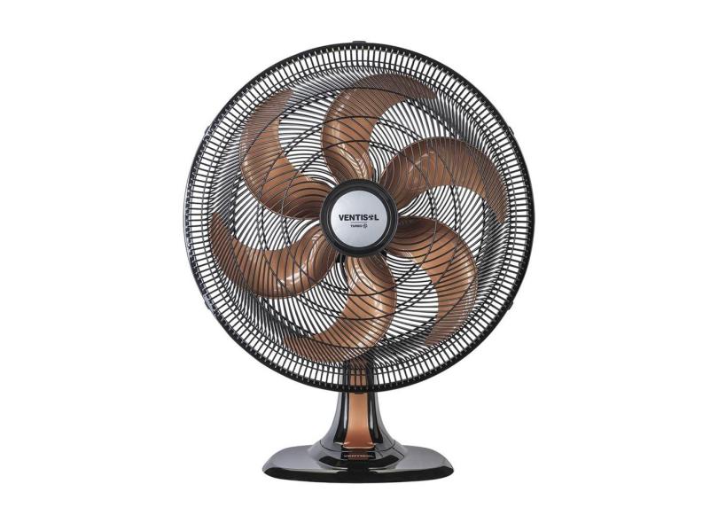 Ventilador de Mesa Ventisol Turbo 6 50 cm 6 Pás 3 Velocidades