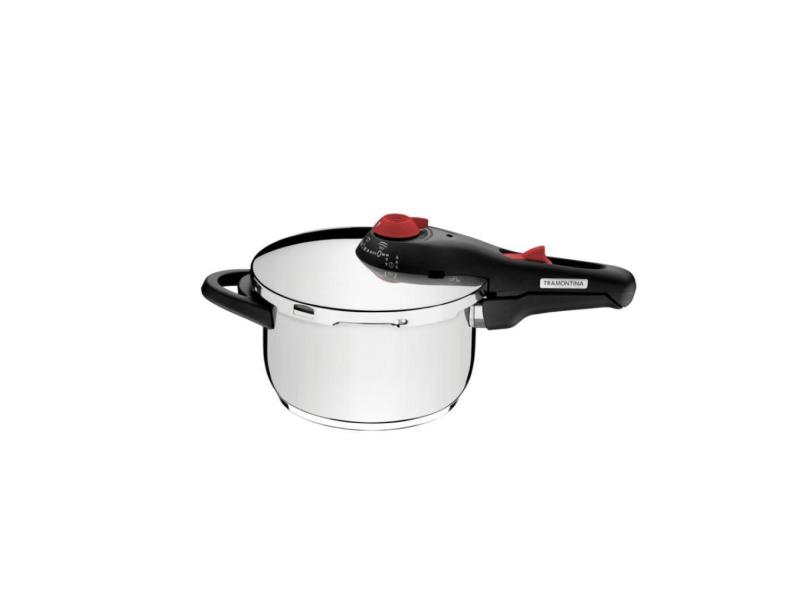 Panela de Pressão Sem Cozi-vapore Aço Inox Solar 4,5 Litros