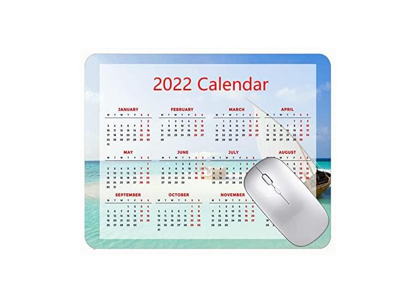 Mouse pad para jogos com design especial 2022, mouse pad para jogos Maldivas Sea Beach Sailboat Mouse pads