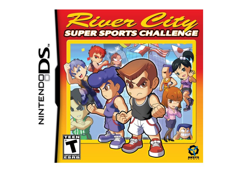 Jogo River City Sports Challenge Aksys Games Nintendo DS