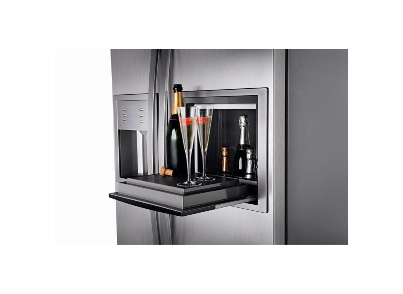 Geladeira Electrolux Frost Free Side by Side 504 Litros Home Bar Dispenser de Água Externo Inox SH70X