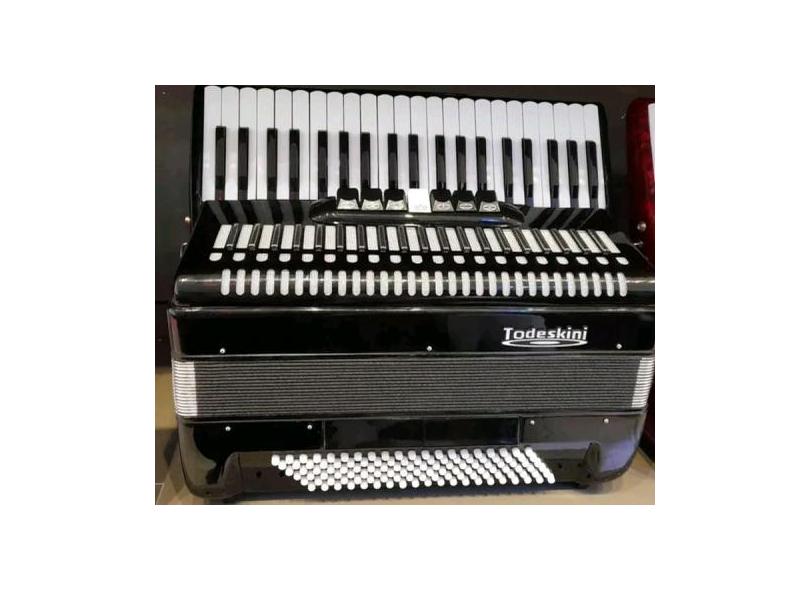 Acordeon Todeskini 120 Baixo Preto