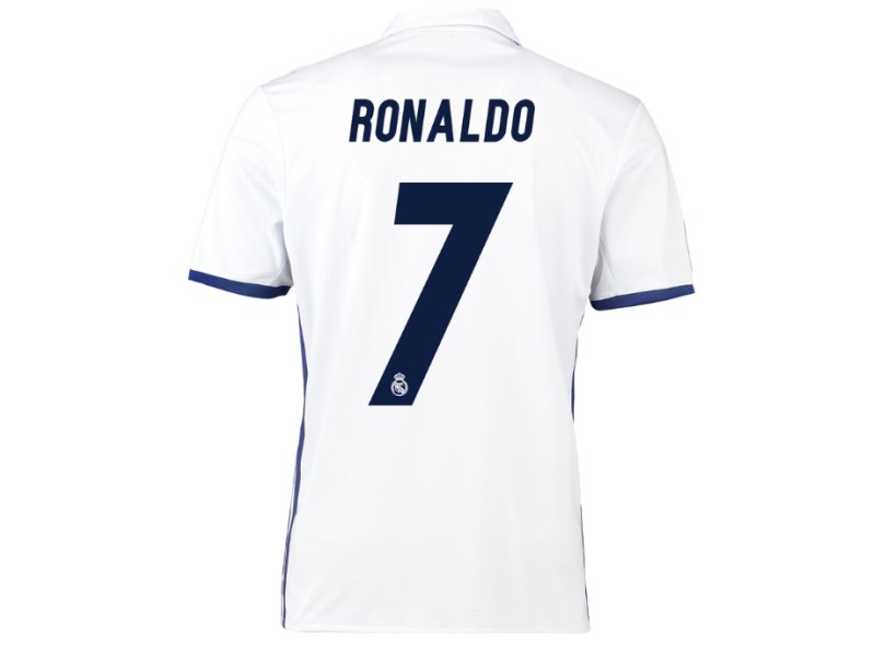 Camisa Torcedor Real Madrid I 2016/17 com Número Adidas