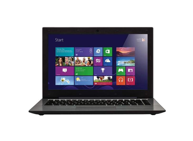 Notebook CCE Ultra Thin Intel Core i3 3217U 3ª Geração 2 GB de RAM HD 500 GB LED 14" Windows 8 T325