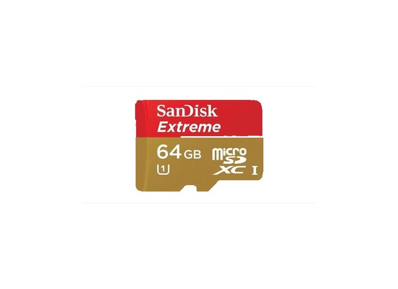 Cartão de Memória Micro SDXC-I com Adaptador SanDisk Extreme 64 GB SDMSDXC-064