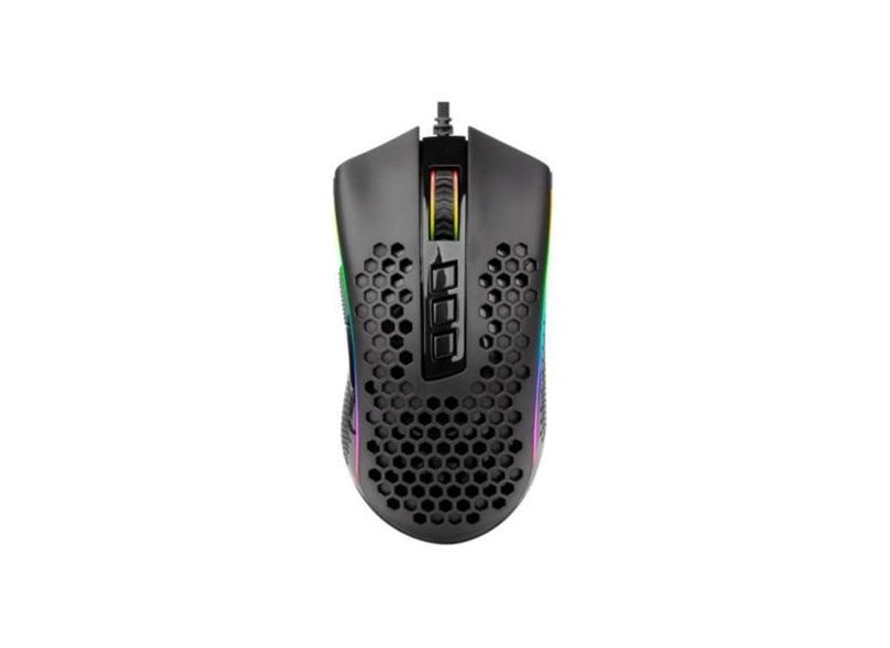Mouse Gamer Redragon Storm Elite Rgb 8  Botões 16000 Dpi