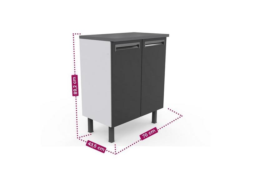 Cozinha Completa 3 Gavetas 12 Portas para Micro-ondas / Forno Roma Colormaq