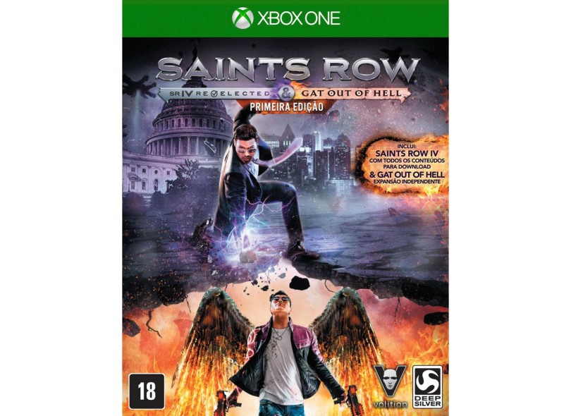 Jogo Saints Row IV Re-Elected + Gat Out Of HellXbox One Deep Silver