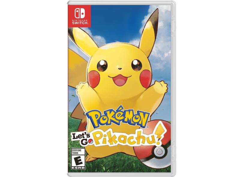 Jogo Pokémon Let's Go, Pikachu! Nintendo Nintendo Switch com o