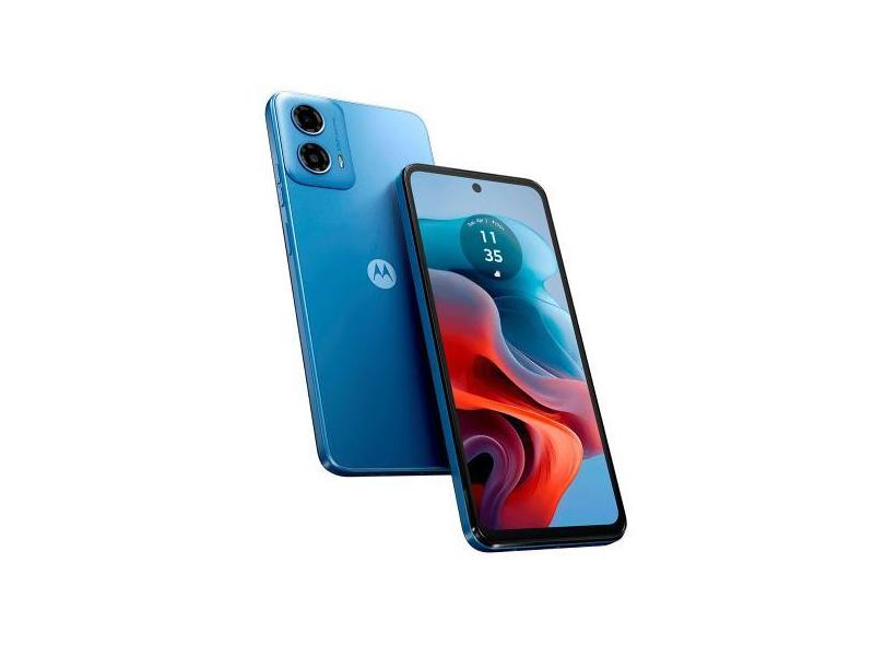 Smartphone Moto G34 Motorola 128GB 4GB RAM 6,5" XT2363-1 Câmera Trasei