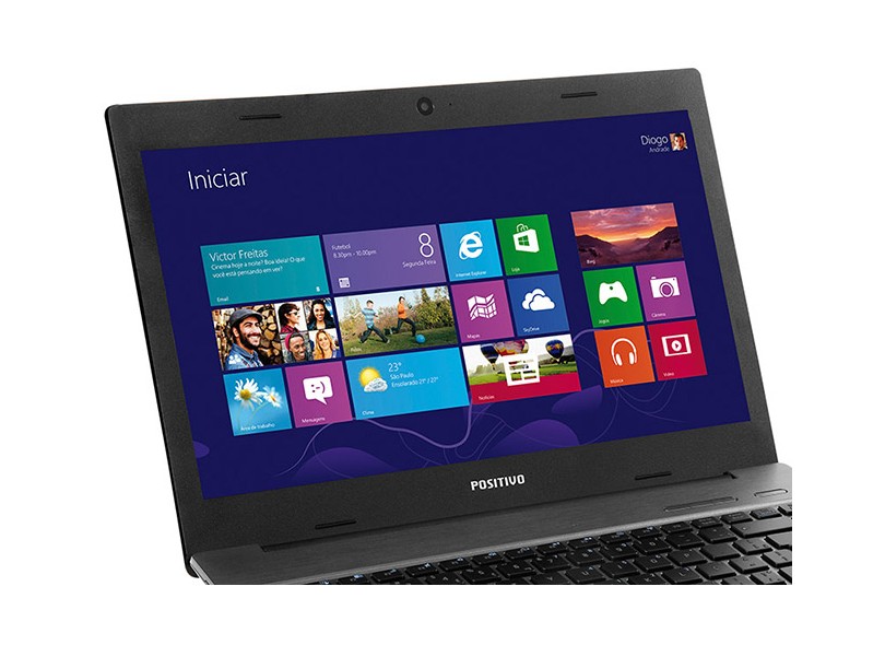 Notebook Positivo Premium Intel Core i3 2310M 2ª Geração 6 GB 500 GB LED 14" Windows 8 S5050