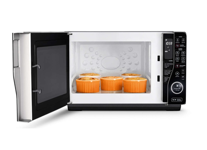 Microondas Brastemp Ative 23 Litros BMJ23AS Maxi Flat