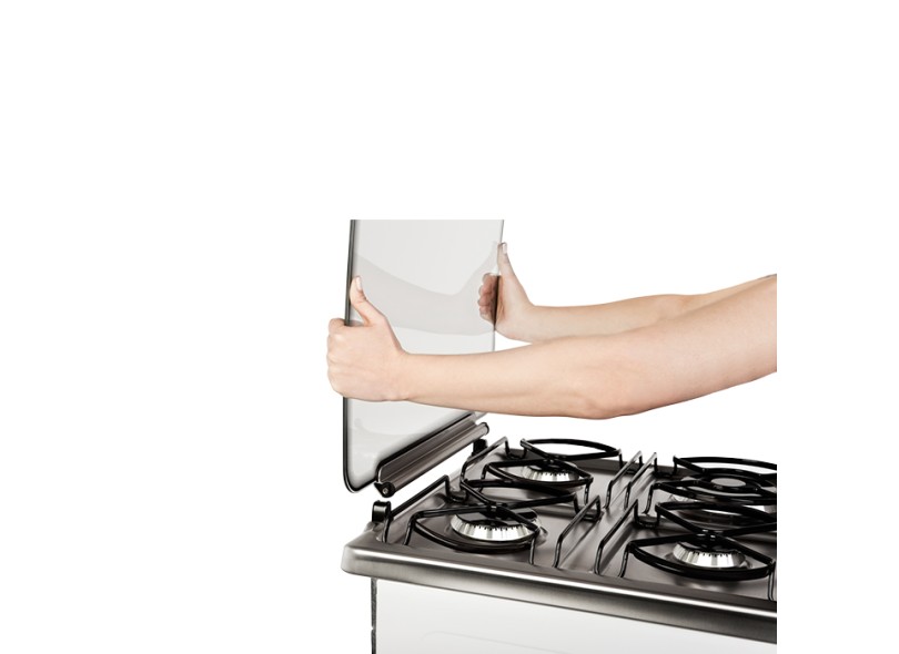 Fogão de Piso Electrolux Celebrate Duplo Forno 5 Bocas Acendimento Automático com Forno Duplo Grill 76DTB