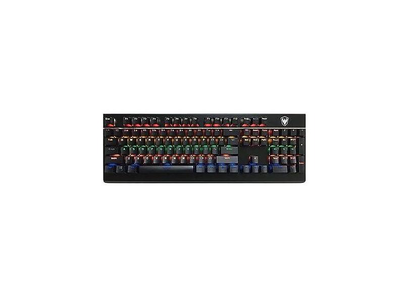 Teclado Mecânico Gamer Sate K3 Switch Blue Rgb Usb
