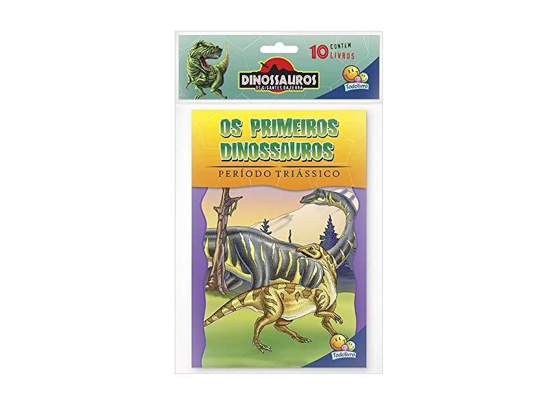 Coleção Dinossauros Para Colorir - Kit Com 10 Unidades - Capa Comum - 9788573985306