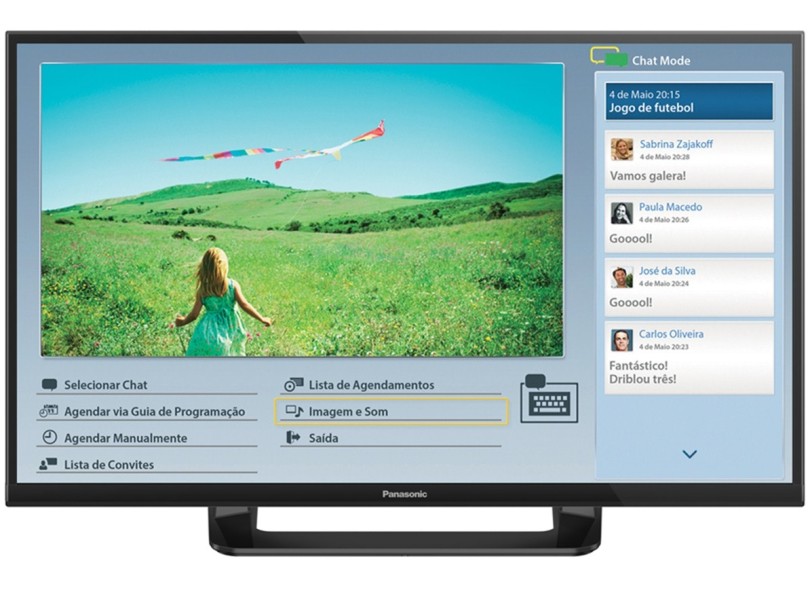 TV LED 32" Smart TV Panasonic Viera 2 HDMI TC-32AS600