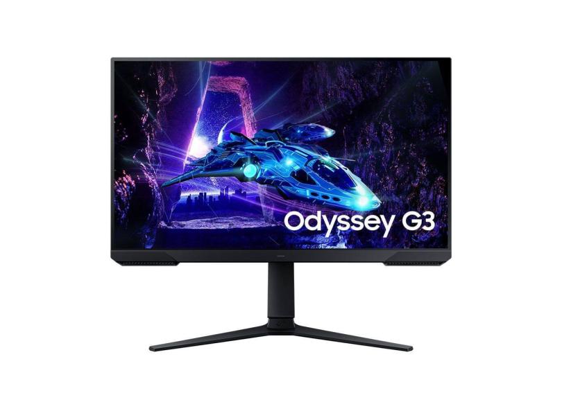 Monitor Gamer Samsung Odyssey G3 27” FHD, Tela Plana, Painel VA, 180Hz, 1ms, HAS, HDMI, DP, FreeSync