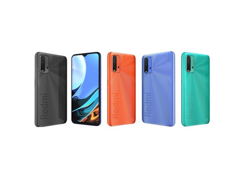 Smartphone Xiaomi Redmi 9T 4GB RAM 4 GB 64GB Câmera Quádrupla 2 Chips Android 10