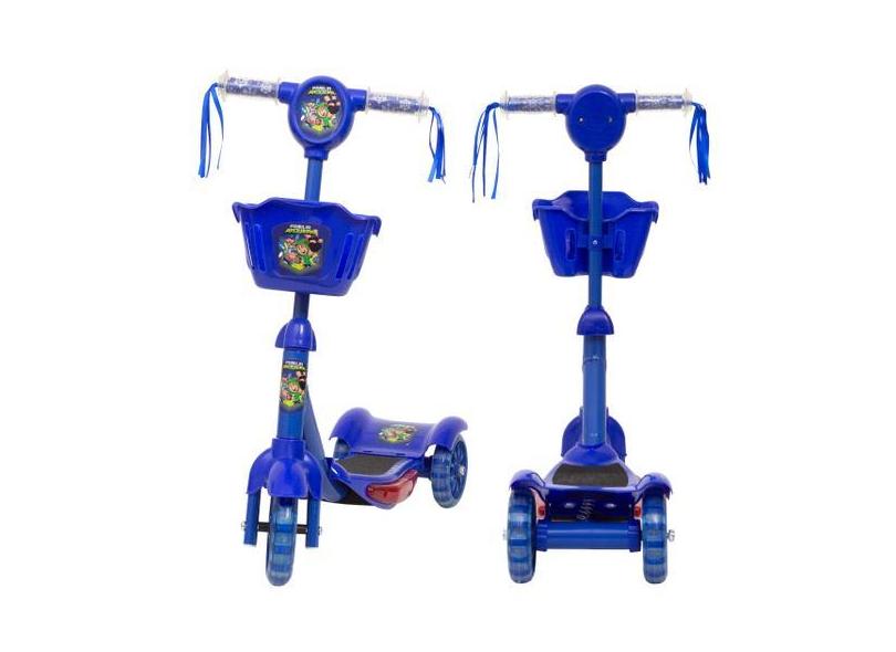 Patinete Infantil Menino Família Arqueira Guidão Ajustável - Toys 2U