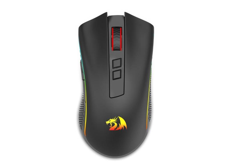 Mouse Gamer Sem Fio Redragon Cobra Pro - rgb - 16.000dpi - 8 Botões - usb-c ou 2.4GHz - M711-PRO