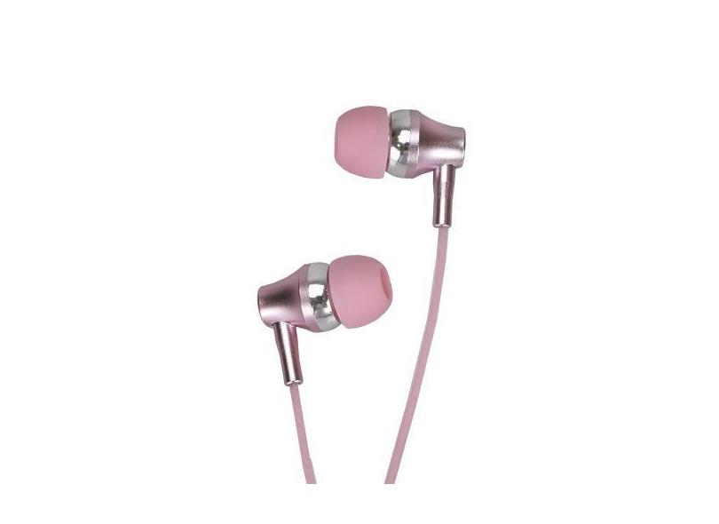 Fone de Ouvido EVUS INTRA Auricular F-09 Premium 3,5MM Rosa