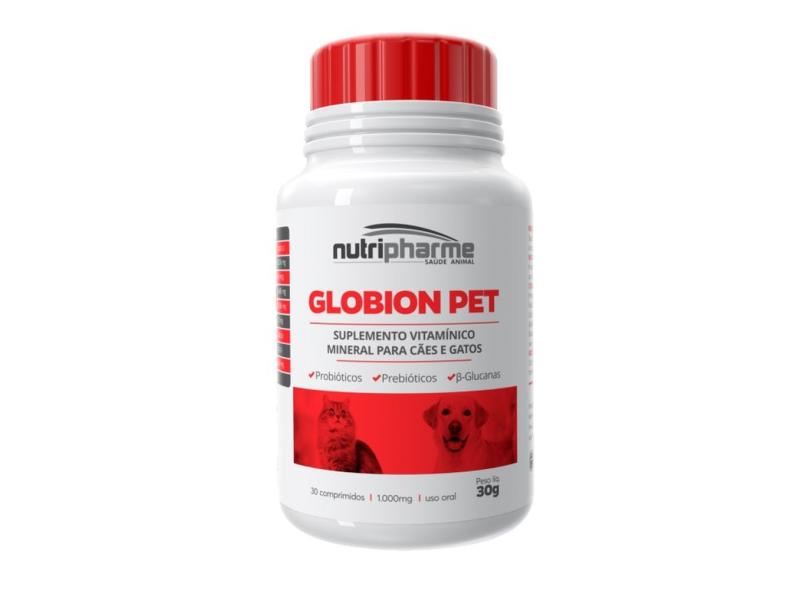 Globion Pet 1000 mg Suplemento cães e gatos 30 comprimidos com o Melhor ...