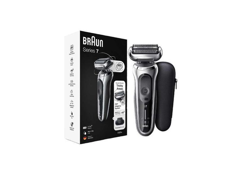 Barbeador Braun Series 7 7020S Sem Fio 360 Flex