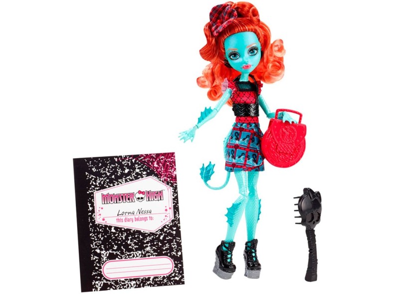 Boneca Monster High Lorna McNessie Intercâmbio Monstruoso Mattel