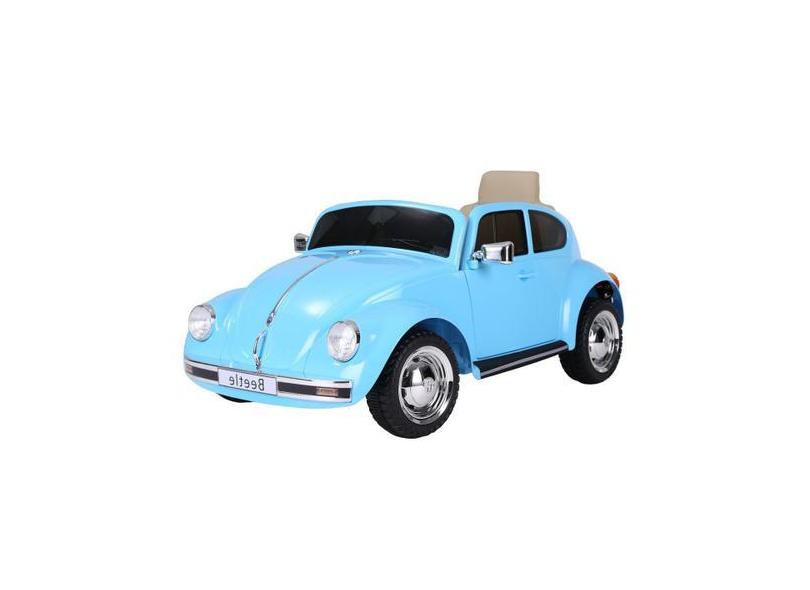 Carrinho Eletrico Infantil Menina Menino Fusca 12V Azul - Car Kids