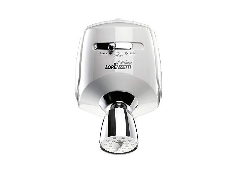 Ducha Relax Cromado/branco 127v 5500w Lorenzetti