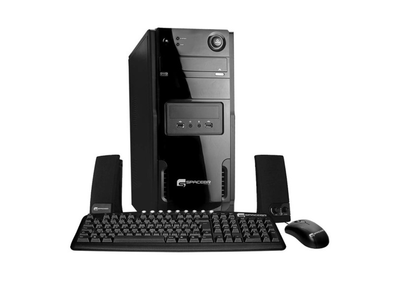 PC Spacebr 1010 Intel Core i3 2100 3.1GHz 4GB HD 500GB Linux