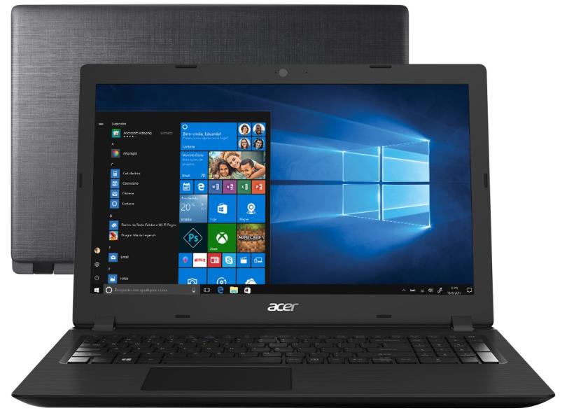 Notebook Acer Aspire 3 Intel Core i3 8130U 8ª Geração 4 GB de RAM 1024 GB 15.6 " Windows 10 A315-53-34Y4