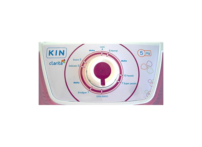 Lavadora Semiautomática Kin 5 kg Clarita