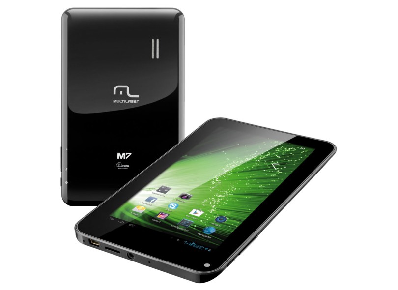 Tablet Multilaser M7 4 GB LCD 7" Android 4.1 (Jelly Bean) 0,3 MP NB043