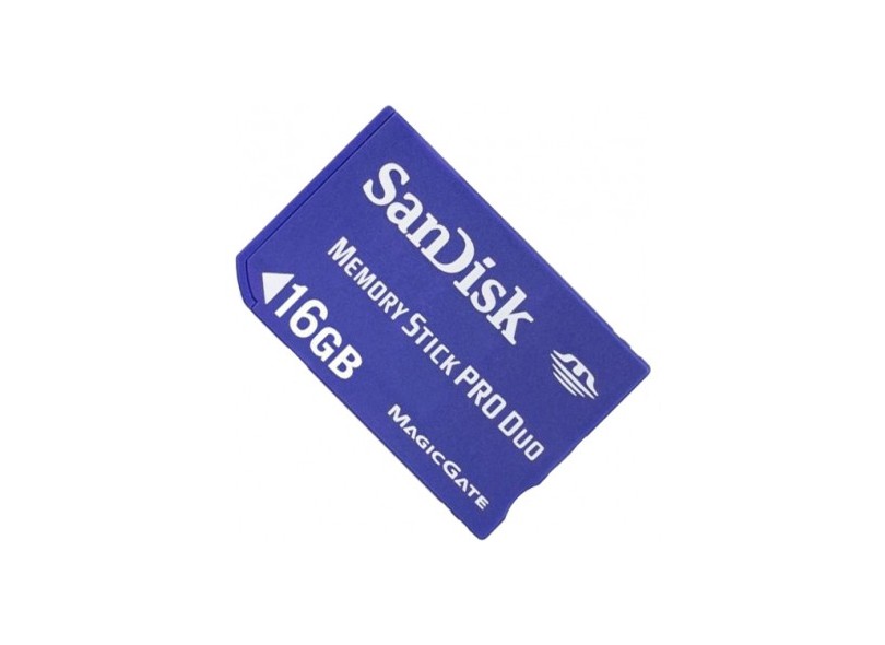 Cartão de Memória Memory Stick PRO Duo SanDisk 16 GB SDMSPD-016G-B35