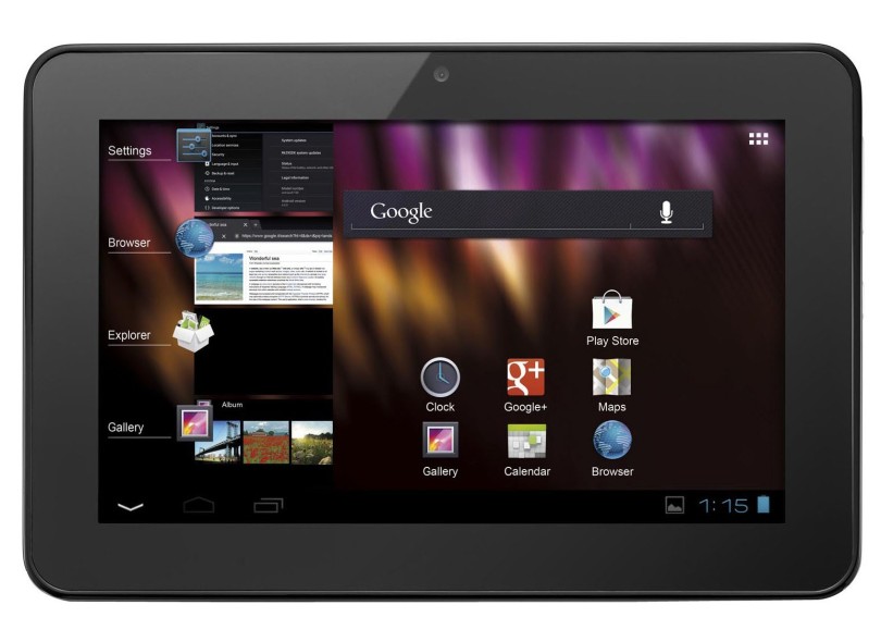 Tablet Alcatel One Touch 3G 4 GB TFT 7" Android 4.0 (Ice Cream Sandwich) Evo 7