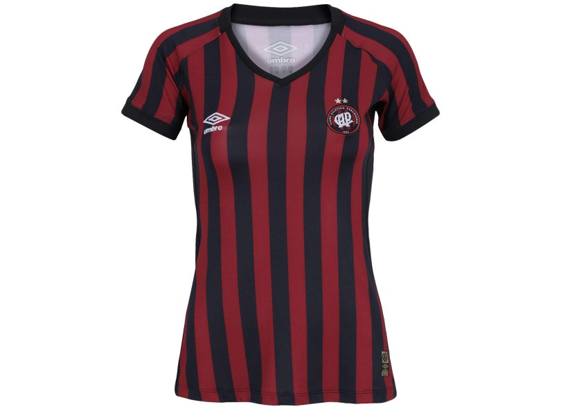 Camisa Jogo Atlético Paranaense I 2015 Feminina sem Número Umbro