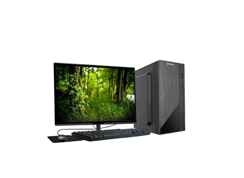 Computador Completo Fácil Intel I7 10700 8Gb Hd 500Gb 19,5