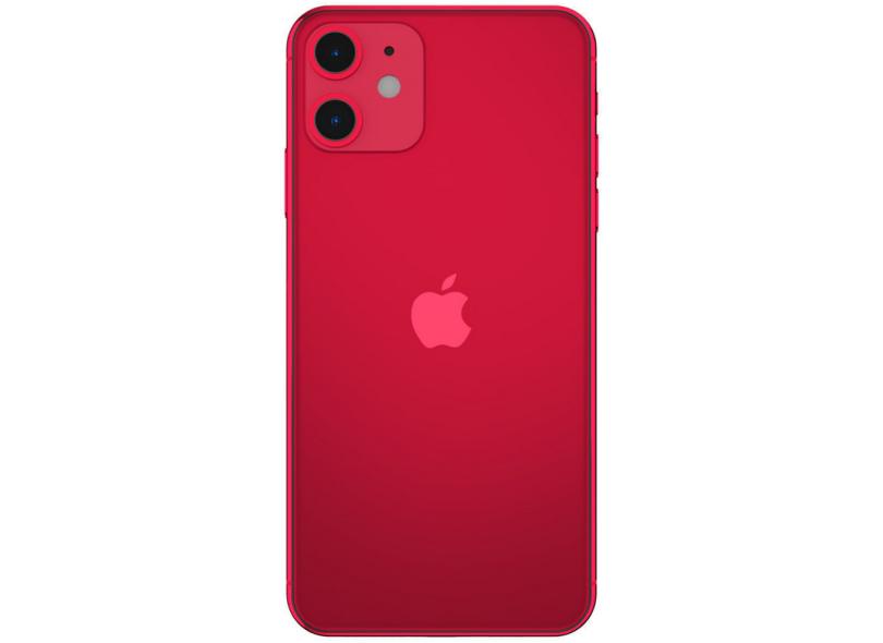 Smartphone Apple iPhone 11 Vermelho 64GB Câmera Dupla em Promoção 