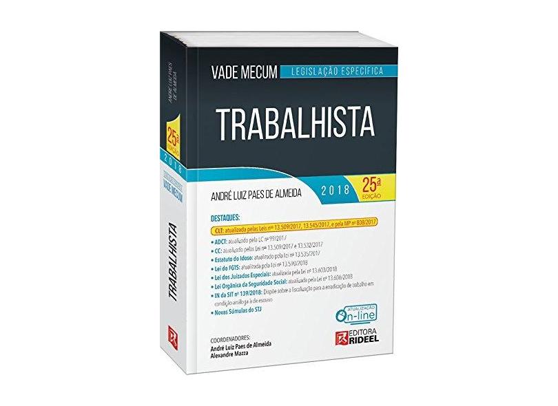 Vade Mecum Trabalhista - André Luiz Paes De Almeida - 9788533952089