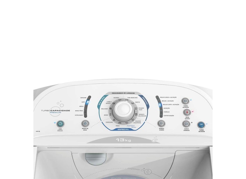 Lavadora Electrolux Turbo Capacidade Premium 13kg LM13Q
