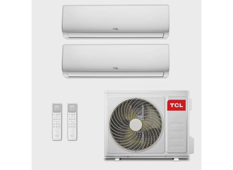 Ar-Condicionado Multi Split Inverter tcl 27.000 (1x Evap hw 12.000 + 1x Evap hw 18.000) Quente/Frio 220V