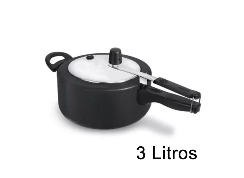 Panela de Pressão Nigro Expressa Antiaderente 3 L Preta - 097157