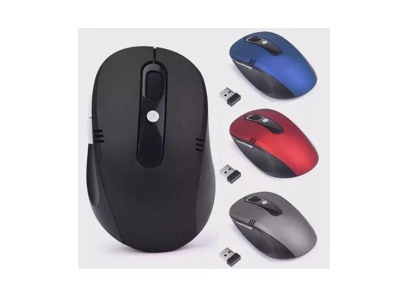 Mouse Sem Fio Wireless 7 Botões Usb Notebook Pc Alcance 10m Computador pc Note
