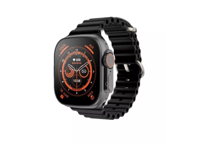 Relógio Smartwatch Ultra 8 Série 8 Watch8 Esportivo Nfc 1.91' Tela Amoled Touch Screen