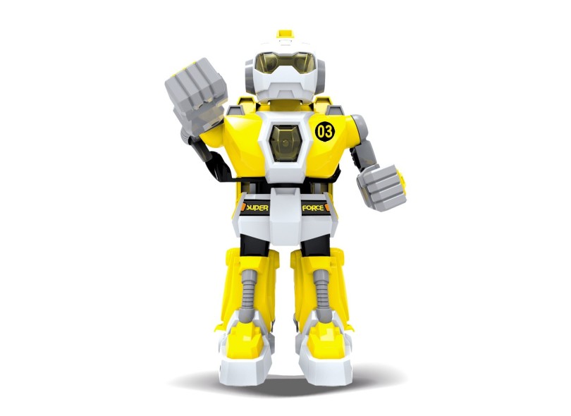 Boneco Robot Warriors Amarelo - Zoop Toys