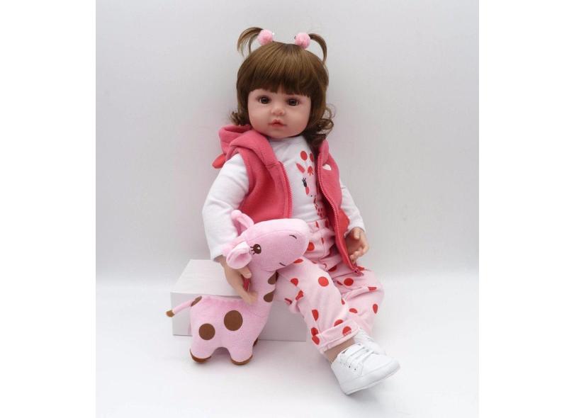 Bebe Reborn 48cm Silicone Realista Baby Fashion Com O Melhor Preco E No Zoom