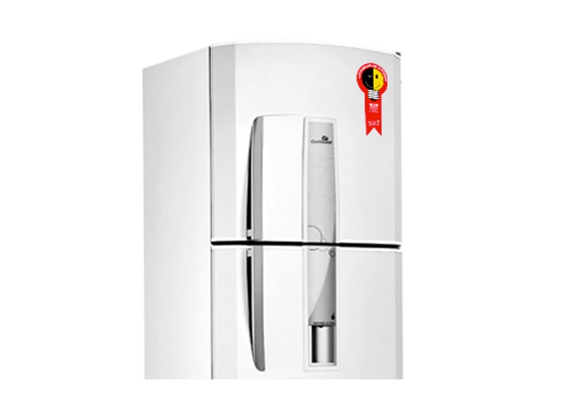 Geladeira  Refrigerador Cycle Defrost 467 Litros Duplex  2 Portas com Dispenser de Água Continental RCCT 495 Branco