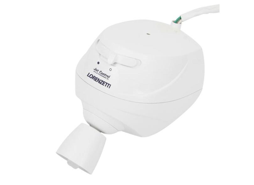 Chuveiro Elétrico Eletrônico 110 Branco Jet Control Lorenzetti